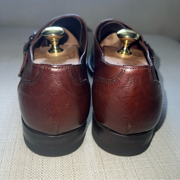 Nettleton Florence-N Double Monk Strap Burro/M Brown Size 9.5M - Picture 4 of 11